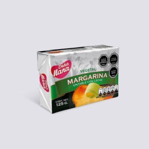 Margarina Doña Nana Caja de 20 unidades de 125Grs