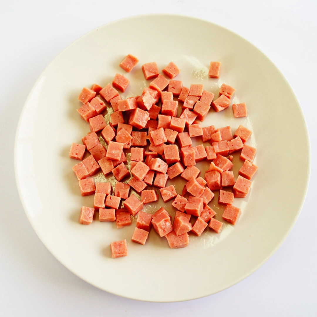 Jamón ahumado cubo 0.5X0.5 CAJA 6KG